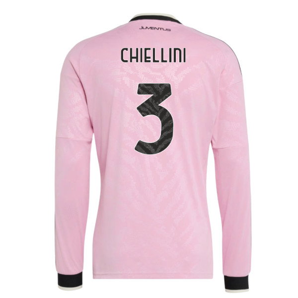 2026-2027 Juventus Long Sleeve Away Shirt (Chiellini 3)