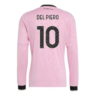 2026-2027 Juventus Long Sleeve Away Shirt (Del Piero 10)