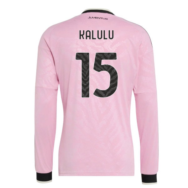 2026-2027 Juventus Long Sleeve Away Shirt (Kalulu 15)