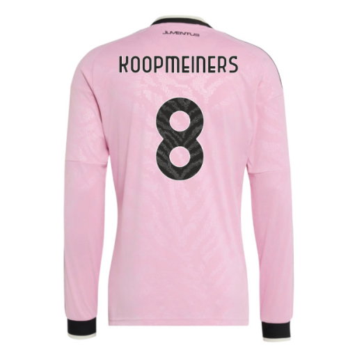 2026-2027 Juventus Long Sleeve Away Shirt (Koopmeiners 8)
