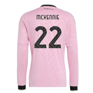 2026-2027 Juventus Long Sleeve Away Shirt (McKennie 22)