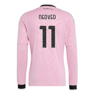 2026-2027 Juventus Long Sleeve Away Shirt (Nedved 11)