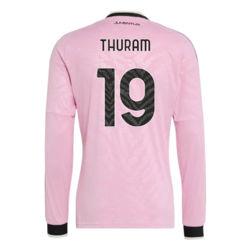 2026-2027 Juventus Long Sleeve Away Shirt (Thuram 19)