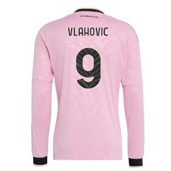 2026-2027 Juventus Long Sleeve Away Shirt (Vlahovic 9)
