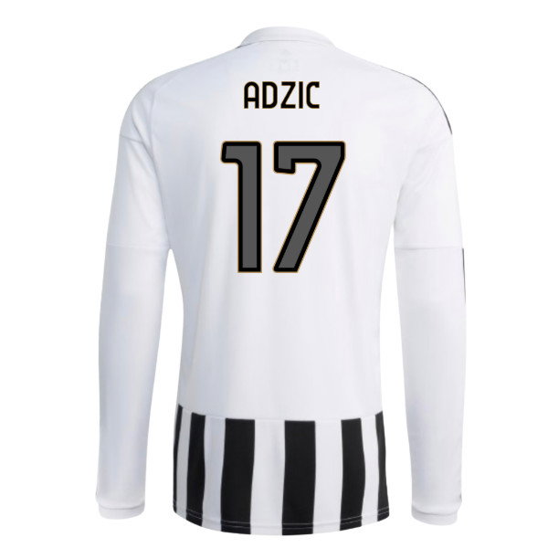 2026-2027 Juventus Long Sleeve Home Shirt (Adzic 17)