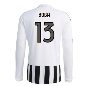 2026-2027 Juventus Long Sleeve Home Shirt (Boga 13)