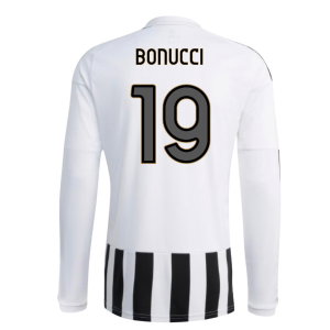 2026-2027 Juventus Long Sleeve Home Shirt (Bonucci 19)