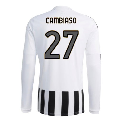 2026-2027 Juventus Long Sleeve Home Shirt (Cambiaso 27)