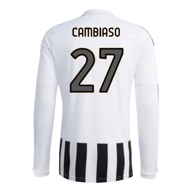 2026-2027 Juventus Long Sleeve Home Shirt (Cambiaso 27)