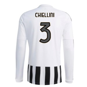 2026-2027 Juventus Long Sleeve Home Shirt (Chiellini 3)