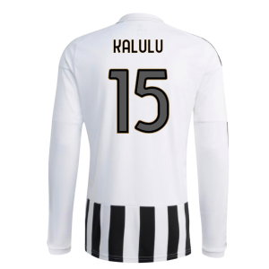 2026-2027 Juventus Long Sleeve Home Shirt (Kalulu 15)