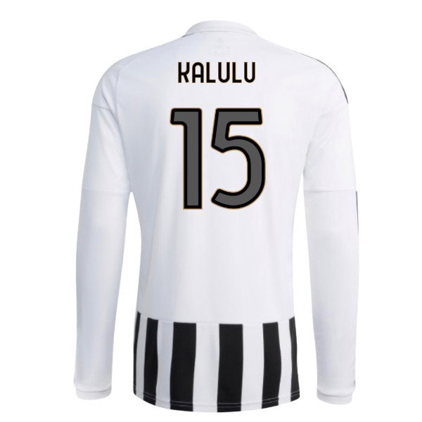 2026-2027 Juventus Long Sleeve Home Shirt (Kalulu 15)