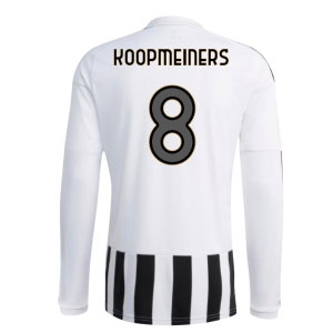 2026-2027 Juventus Long Sleeve Home Shirt (Koopmeiners 8)