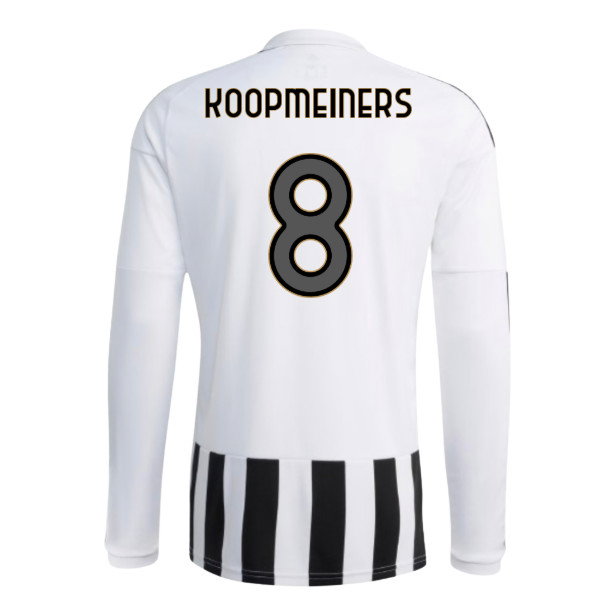 2026-2027 Juventus Long Sleeve Home Shirt (Koopmeiners 8)