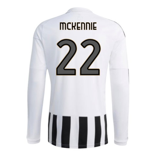 2026-2027 Juventus Long Sleeve Home Shirt (McKennie 22)