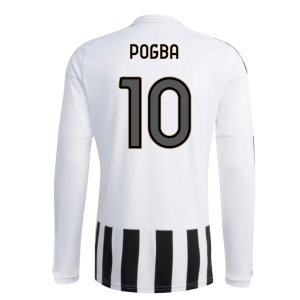2026-2027 Juventus Long Sleeve Home Shirt (Pogba 10)