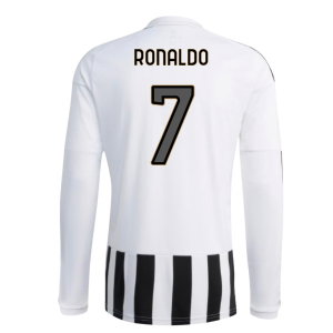 2026-2027 Juventus Long Sleeve Home Shirt (Ronaldo 7)