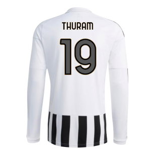 2026-2027 Juventus Long Sleeve Home Shirt (Thuram 19)