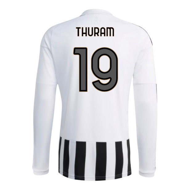 2026-2027 Juventus Long Sleeve Home Shirt (Thuram 19)