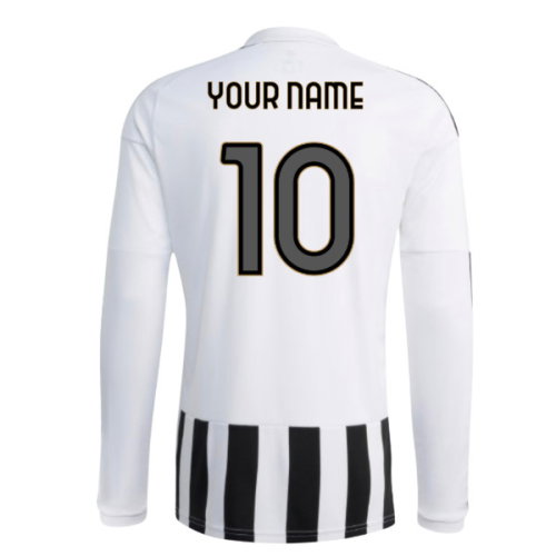 2026-2027 Juventus Long Sleeve Home Shirt (Your Name)