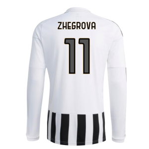 2026-2027 Juventus Long Sleeve Home Shirt (Zhegrova 11)