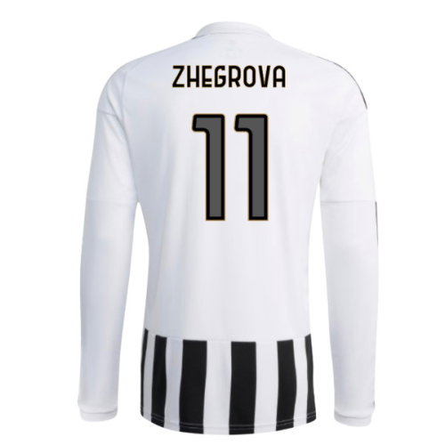 2026-2027 Juventus Long Sleeve Home Shirt (Zhegrova 11)