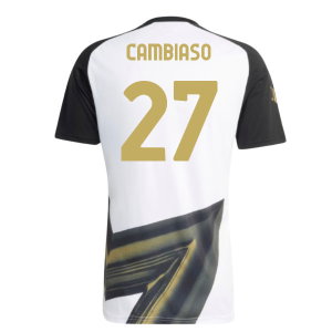 2026-2027 Juventus Pre-Match Shirt (White) (Cambiaso 27)