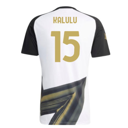 2026-2027 Juventus Pre-Match Shirt (White) (Kalulu 15)