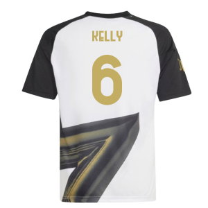 2026-2027 Juventus Pre-Match Shirt (White) - Kids (Kelly 6)