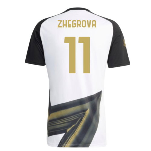 2026-2027 Juventus Pre-Match Shirt (White) (Zhegrova 11) 2026-2027 Juventus Pre-Match Shirt (White) (Zhegrova 11)
