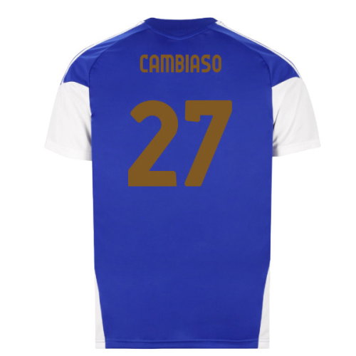 2026-2027 Juventus Training Jersey (Bold Blue) (Cambiaso 27)