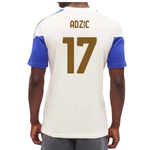 2026-2027 Juventus Training Tee (Chalk White) (Adzic 17)