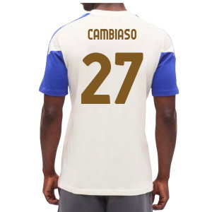 2026-2027 Juventus Training Tee (Chalk White) (Cambiaso 27)