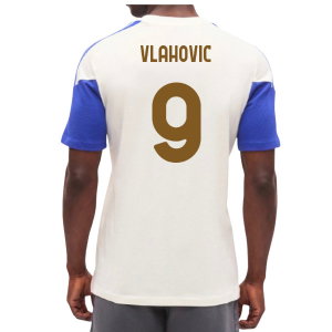 2026-2027 Juventus Training Tee (Chalk White) (Vlahovic 9)