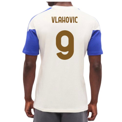 2026-2027 Juventus Training Tee (Chalk White) (Vlahovic 9)