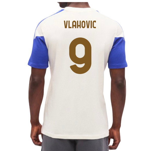 2026-2027 Juventus Training Tee (Chalk White) (Vlahovic 9)