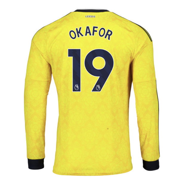 2026-2027 Leeds Away Long Sleeve Shirt (Okafor 19)