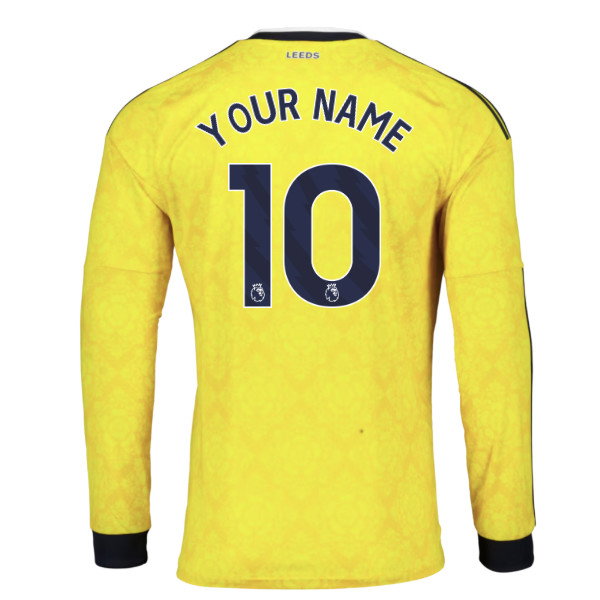 2026-2027 Leeds Away Long Sleeve Shirt (Your Name)