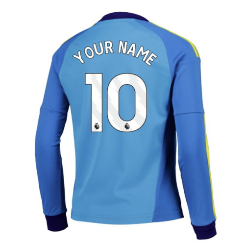2026-2027 Leeds Goalkeeper Long Sleeve Shirt (Blue) - Kids (Your Name)