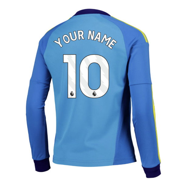 2026-2027 Leeds Goalkeeper Long Sleeve Shirt (Blue) - Kids (Your Name)
