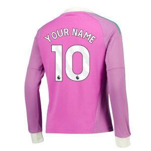 2026-2027 Leeds Goalkeeper Long Sleeve Shirt (Lilac) - Kids (Your Name)