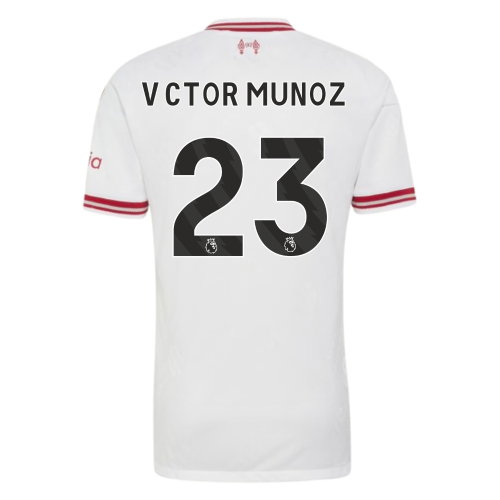 2026-2027 Liverpool Authentic Away Shirt (Vctor Munoz 23)