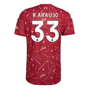2026-2027 Liverpool Authentic Home Shirt (R.Araujo 33)