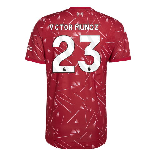 2026-2027 Liverpool Authentic Home Shirt (Vctor Munoz 23)
