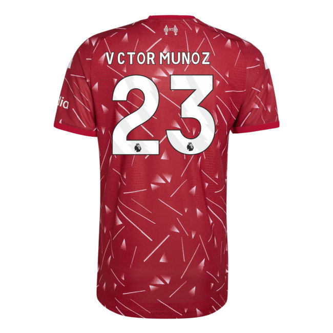 2026-2027 Liverpool Authentic Home Shirt (Víctor Munoz 23)