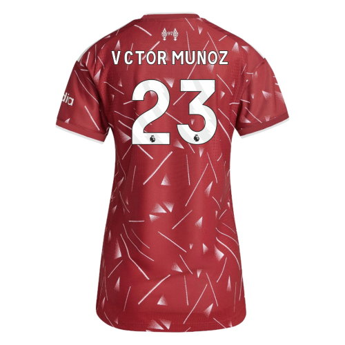 2026-2027 Liverpool Authentic Home Shirt (Womens) (Vctor Munoz 23)