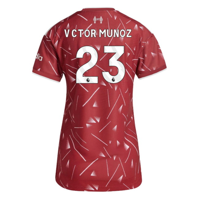 2026-2027 Liverpool Authentic Home Shirt (Womens) (Víctor Munoz 23)