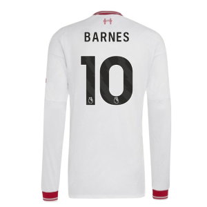 2026-2027 Liverpool Authentic Long Sleeve Away Shirt (Barnes 10)