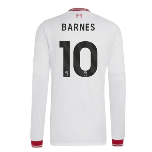 2026-2027 Liverpool Authentic Long Sleeve Away Shirt (Barnes 10)