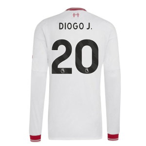 2026-2027 Liverpool Authentic Long Sleeve Away Shirt (Diogo J. 20)